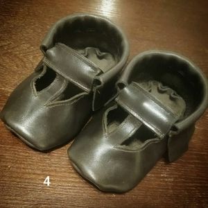 Walnut brown maryjane moccasins